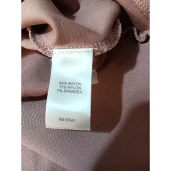 J. JILL Wearever Thick Knit Tunic Top SOFT Small Mauve Flattering Classic Staple - Picture 5 of 8